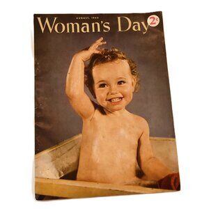 Vintage Woman's Day August 1942 Vintage Magazine